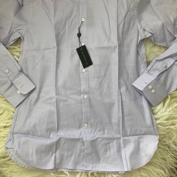 John Varvatos Star USA Soho Slim Fit Stretch Solid Dress Shirt - Picture 7 of 16